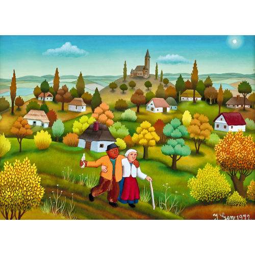 IVAN GENERALIC : Auf dem Heimweg (DOBIASCHOFSKY AUKTIONEN AG)