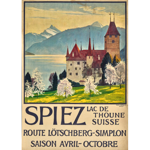 PLINIO COLOMBI : 'Spiez' (DOBIASCHOFSKY AUKTIONEN AG)
