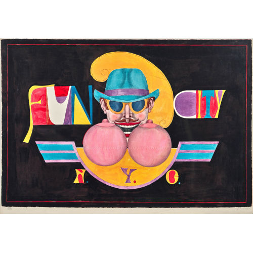 RICHARD LINDNER : 'Fun City New York' (DOBIASCHOFSKY AUKTIONEN AG)