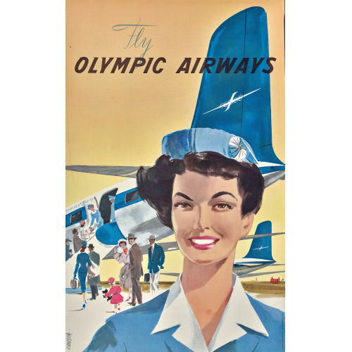 HANS LOOSER : 'Fly Olympic Airways' (DOBIASCHOFSKY AUKTIONEN AG)