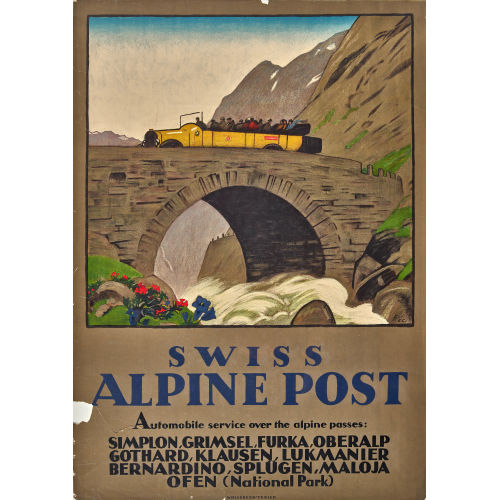 EMIL CARDINAUX : 'Swiss Alpine Post' (DOBIASCHOFSKY AUKTIONEN AG)