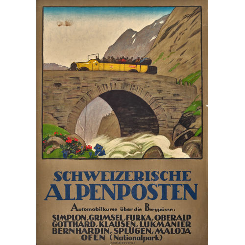 EMIL CARDINAUX : 'Schweizerische Alpenposten' (DOBIASCHOFSKY AUKTIONEN AG)