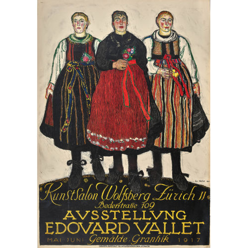 �DOUARD VALLET : 'Kunstsalon Wolfsberg �douard Vallet 1917' (DOBIASCHOFSKY AUKTIONEN AG)