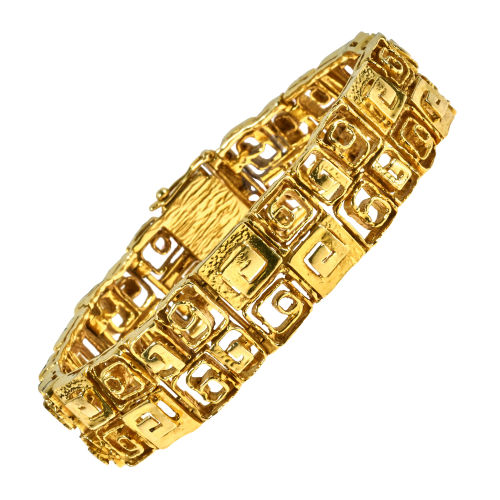 GOLD-BRACELET : (DOBIASCHOFSKY AUKTIONEN AG)