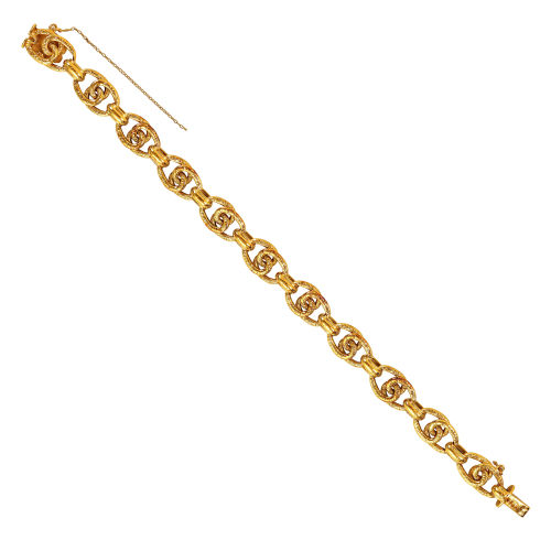 GOLD-BRACELET : (DOBIASCHOFSKY AUKTIONEN AG)