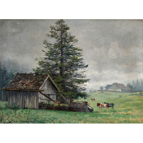 �DOUARD JEANMAIRE : 'Temps de pluie' (DOBIASCHOFSKY AUKTIONEN AG)