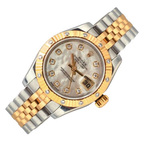 ROLEX : Damenarmbanduhr 'Oyster Perpetual Datejust' (DOBIASCHOFSKY AUKTIONEN AG)