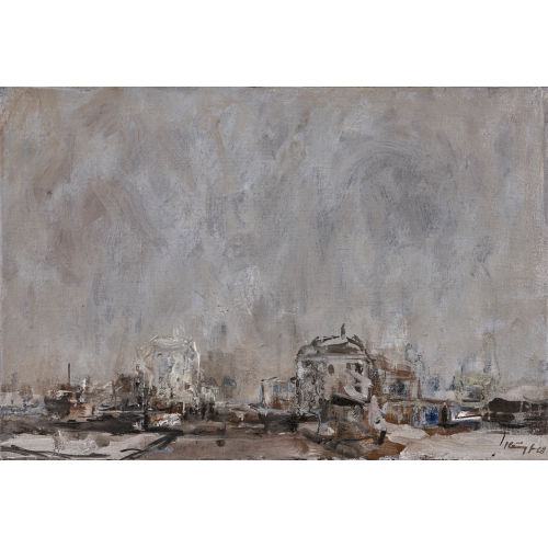 MAX K�MPF : 'Landschaft - Kanal' (DOBIASCHOFSKY AUKTIONEN AG)