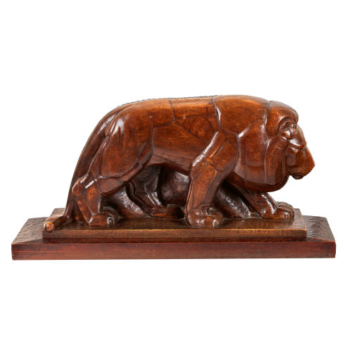 GASTON LE BOURGEOIS : Lion marchant (DOBIASCHOFSKY AUKTIONEN AG)