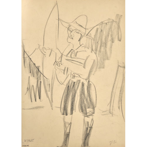 ERNST LUDWIG KIRCHNER : Der Bogensch�tze (DOBIASCHOFSKY AUKTIONEN AG)