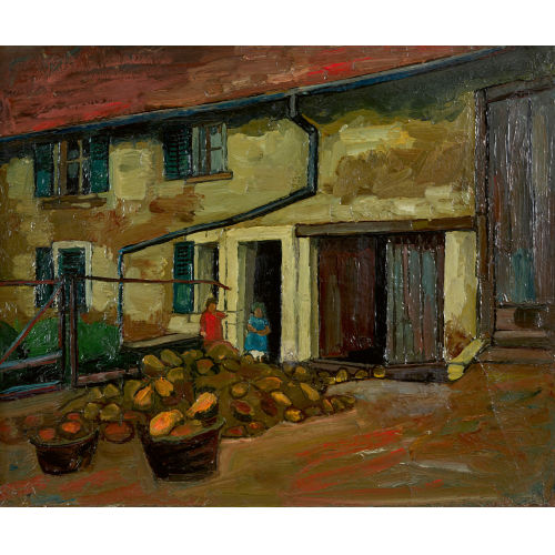 ALBERT SCHNYDER : 'Bauernhaus in Bure' (DOBIASCHOFSKY AUKTIONEN AG)