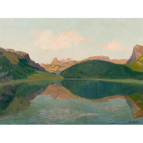 MARCEL AMIGUET : Bergsee (DOBIASCHOFSKY AUKTIONEN AG)
