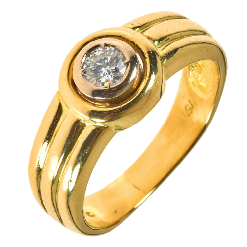 SOLITAIRE-RING : Christ, Winterthur (DOBIASCHOFSKY AUKTIONEN AG)