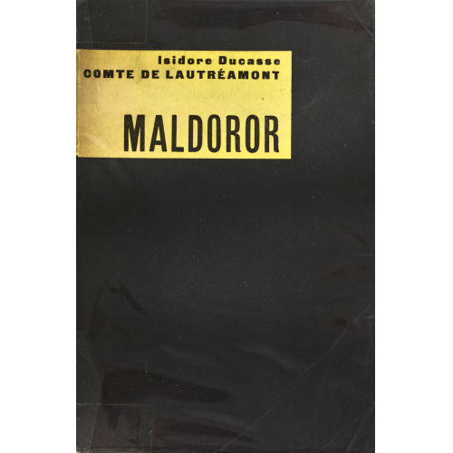 JINDRICH STYRSKY : Isidore Ducasse (Comte de Lautr�amont): 'Maldoror' (DOBIASCHOFSKY AUKTIONEN AG)