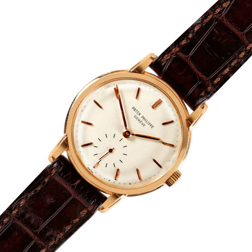 PATEK PHILIPPE : Herrenarmbanduhr 'Calatrava' (DOBIASCHOFSKY AUKTIONEN AG)