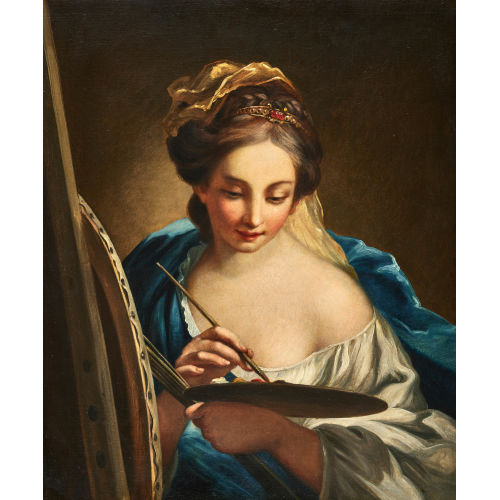 JOHANN HEINRICH I TISCHBEIN : Allegorie der Malerei (DOBIASCHOFSKY AUKTIONEN AG)