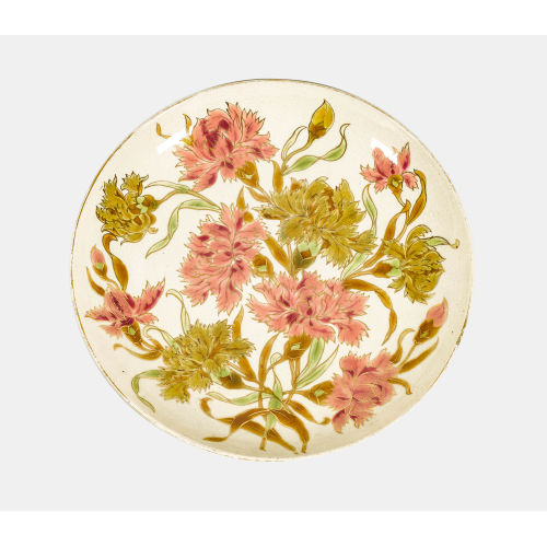 TELLER : P�cs, um 1880-1900 (Vilmos Zsolnay Keramische Fabriken) (DOBIASCHOFSKY AUKTIONEN AG)