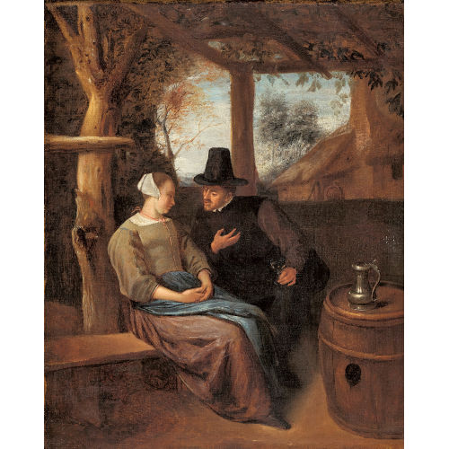 JAN HAVICKSZ STEEN : Die Liebeserkl�rung (DOBIASCHOFSKY AUKTIONEN AG)