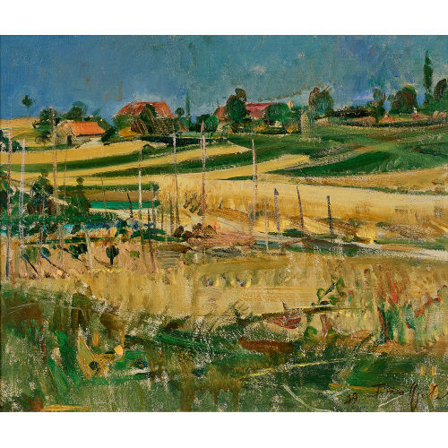 FRIEDRICH TRAFFELET : Sommerliches Feld (DOBIASCHOFSKY AUKTIONEN AG)