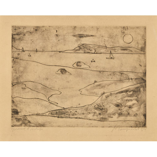 RUDOLF MUMPRECHT : 'Paysage de mer' (DOBIASCHOFSKY AUKTIONEN AG)