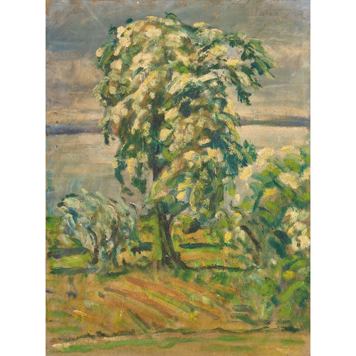 ERNST SAMUEL GEIGER : Baumgruppe am See (DOBIASCHOFSKY AUKTIONEN AG)