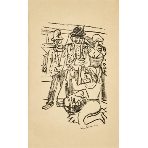 MAX BECKMANN : 'Der Mensch ist kein Haustier Nr. 1' (DOBIASCHOFSKY AUKTIONEN AG)