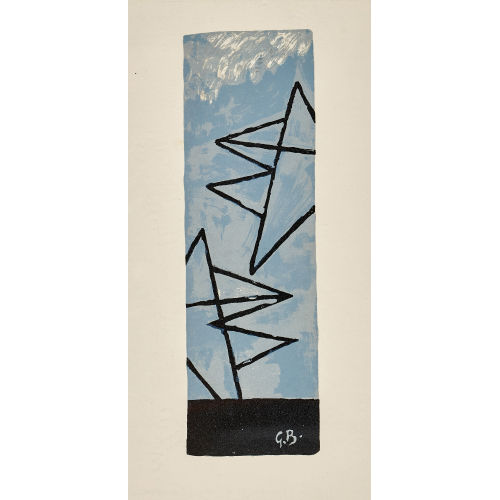 GEORGES BRAQUE : 'Ciel gris I' (DOBIASCHOFSKY AUKTIONEN AG)