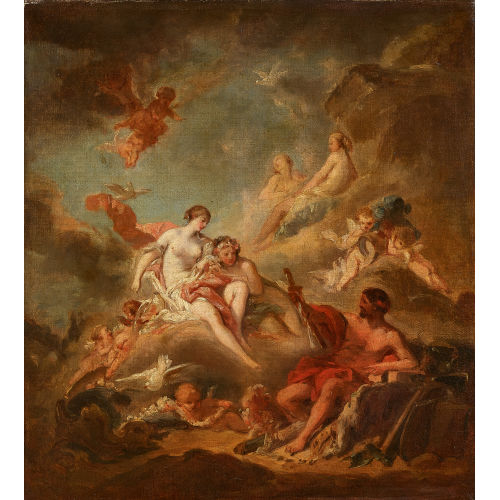 FRAN�OIS BOUCHER : Vulkan �berreicht Venus die Waffen f�r Aeneas (DOBIASCHOFSKY AUKTIONEN AG)