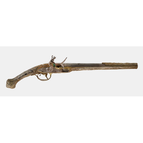 STEINSCHLOSSPISTOLE : Osmanisch-griechisch, um 1820-1830 (DOBIASCHOFSKY AUKTIONEN AG)
