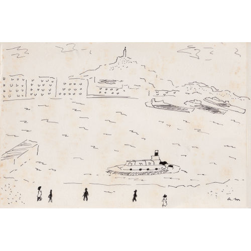 ALBERT MARQUET : Le Vieux-Port de Marseille (DOBIASCHOFSKY AUKTIONEN AG)