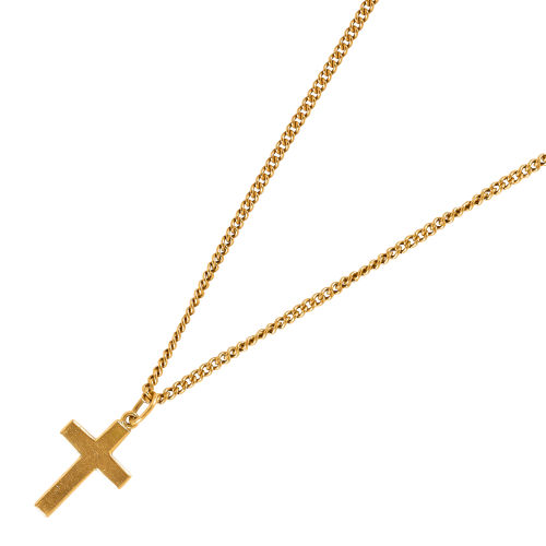 GOLD-ANH�NGER MIT KETTE : (DOBIASCHOFSKY AUKTIONEN AG)