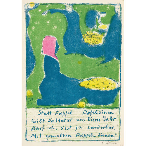CUNO AMIET : 'Obsternte' (DOBIASCHOFSKY AUKTIONEN AG)