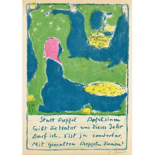 CUNO AMIET : 'Obsternte' (DOBIASCHOFSKY AUKTIONEN AG)