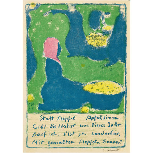 CUNO AMIET : 'Obsternte' (DOBIASCHOFSKY AUKTIONEN AG)