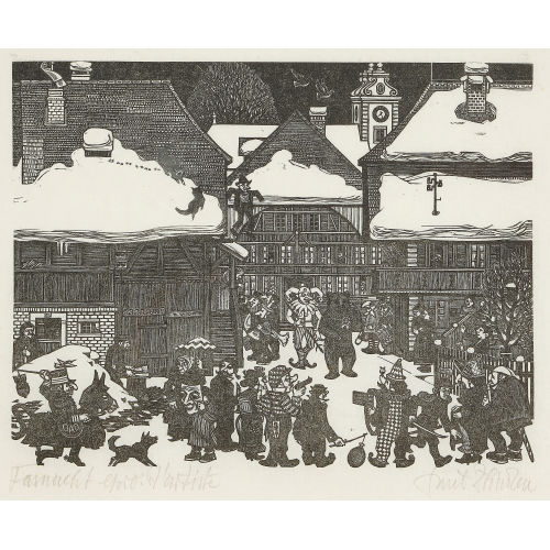 EMIL ZBINDEN : 'Fasnacht' (DOBIASCHOFSKY AUKTIONEN AG)