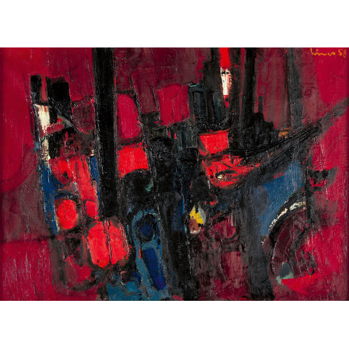 CARL WALTER LINER : 'S�dliches Rot' (DOBIASCHOFSKY AUKTIONEN AG)