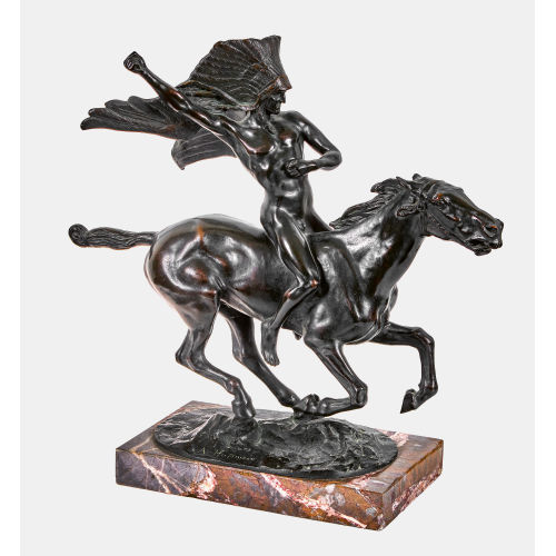 ALBERT HINRICH HUSSMANN : Reitender H�uptling (DOBIASCHOFSKY AUKTIONEN AG)