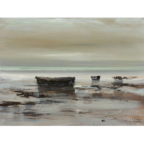 GEORGES LAPORTE : 'Barques � Carnac' (DOBIASCHOFSKY AUKTIONEN AG)