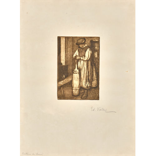 �DOUARD VALLET : 'Batteuse de beurre' (DOBIASCHOFSKY AUKTIONEN AG)