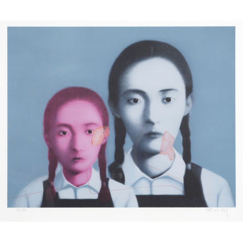 XIAOGANG ZHANG : 'Two sisters' (DOBIASCHOFSKY AUKTIONEN AG)
