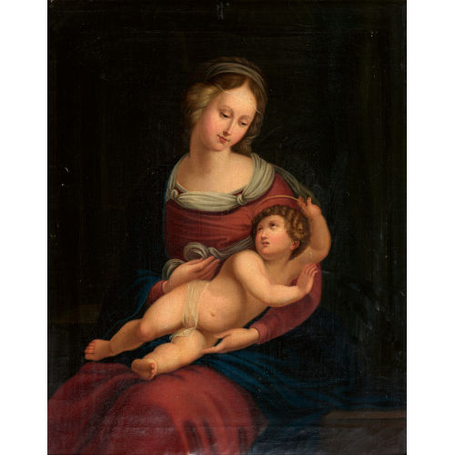 RAFFAELLO) RAFFAEL (EIGTL. SANTI : Madonna mit Kind (DOBIASCHOFSKY AUKTIONEN AG)