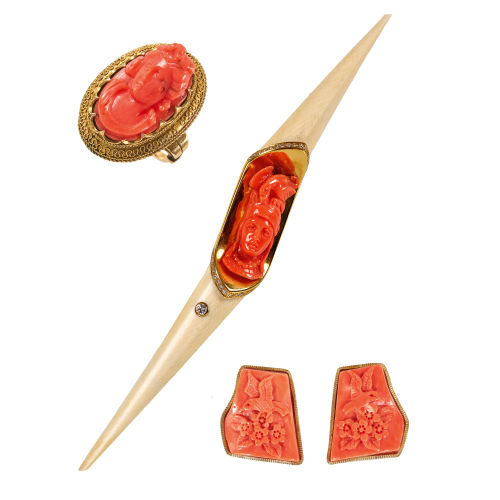 KORALLEN-SET : (DOBIASCHOFSKY AUKTIONEN AG)