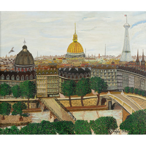 L�ON GREFFE : Vue sur Paris (DOBIASCHOFSKY AUKTIONEN AG)