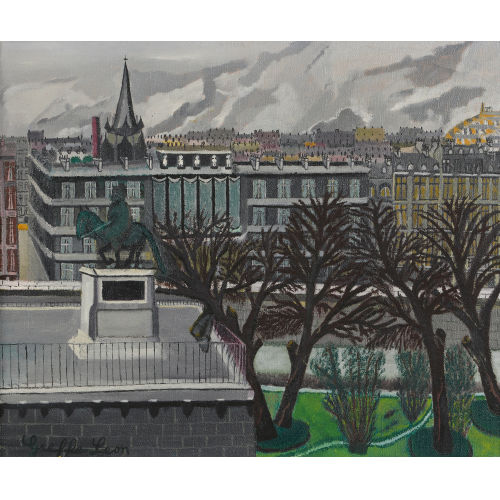L�ON GREFFE : Statue �questres d'Henri IV sur le Pont-Neuf (DOBIASCHOFSKY AUKTIONEN AG)