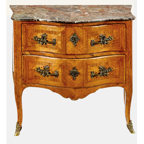 KOMMODE : Louis XV, Mitte 18. Jh (DOBIASCHOFSKY AUKTIONEN AG)