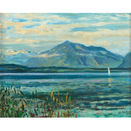 LEO DECK : 'Am Thunersee' (DOBIASCHOFSKY AUKTIONEN AG)