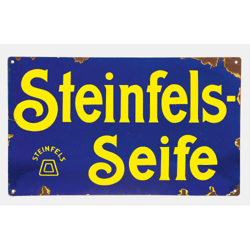 EMAILSCHILD : 'Steinfels-Seife', Schwanden, um 1925 (Therma) (DOBIASCHOFSKY AUKTIONEN AG)