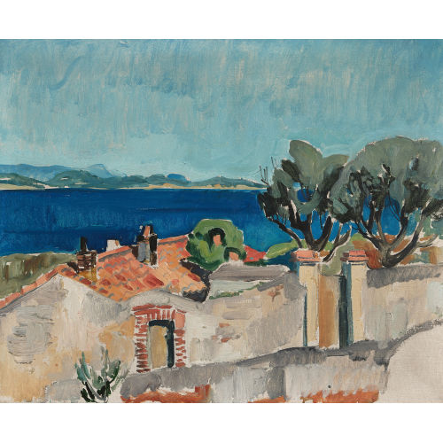 ALBERT NEUENSCHWANDER : S�dliche Landschaft (DOBIASCHOFSKY AUKTIONEN AG)