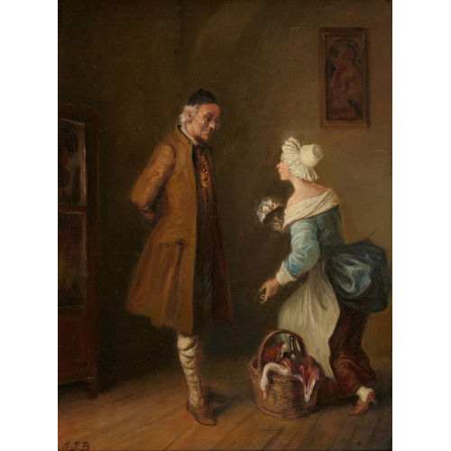 JOHANN JAKOB BERNATZ : 'Die Visite' (DOBIASCHOFSKY AUKTIONEN AG)