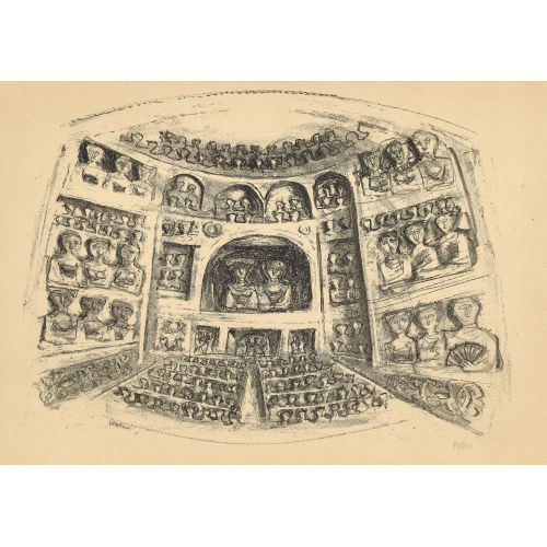 MASSIMO (EIGTL. IHLENFELD CAMPIGLI : 'Teatro I' (DOBIASCHOFSKY AUKTIONEN AG)